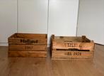 4 Houten Kisten - Holland & Veiling Tiel, Huis en Inrichting, Woonaccessoires | Kisten, Ophalen, 50 tot 100 cm, Zo goed als nieuw