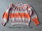 Gekleurde trui 122, Ophalen of Verzenden, Zo goed als nieuw, Meisje, Trui of Vest