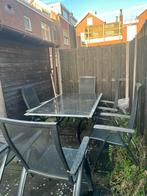 Tuin tafel met 6 stoelen, Tuin en Terras, Ophalen, Gebruikt, Metaal, Overige typen