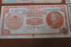 No.603-4x Nederlands Indie biljet 1x 50c -1x Gld.- 2x 2 1/2G, Postzegels en Munten, Ophalen of Verzenden, 2½ gulden, Los biljet