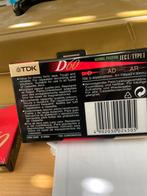 TDK D60 Cassettebandjes - 2 Stuks Nieuw, Cd's en Dvd's, Cassettebandjes, 2 t/m 25 bandjes, Overige genres, Ophalen of Verzenden