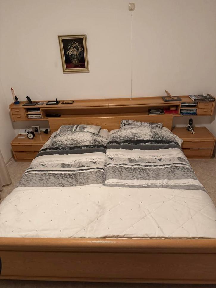 Complete Slaapkamer Set - Tweepersoonsbed & Kledingkast, Huis en Inrichting, Slaapkamer | Complete slaapkamers, Gebruikt, Tweepersoons