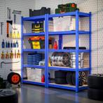2x Stellingkast stelling opbergrekken blauw GRATIS BEZORGD!, Verzenden, Nieuw