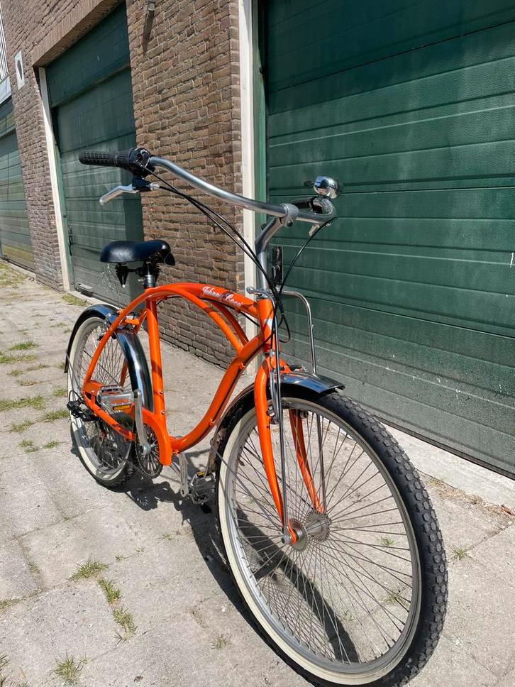 Johnny Loco bijna nieuw, Fietsen en Brommers, Fietsen | Cruisers en Lowriders, Zo goed als nieuw, Heren, Cruiser, Staal, 55 tot 59 cm