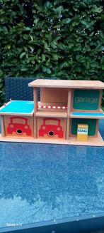 Houten speelgoed garage van SIO garage, Ophalen of Verzenden, Gebruikt, Overige typen