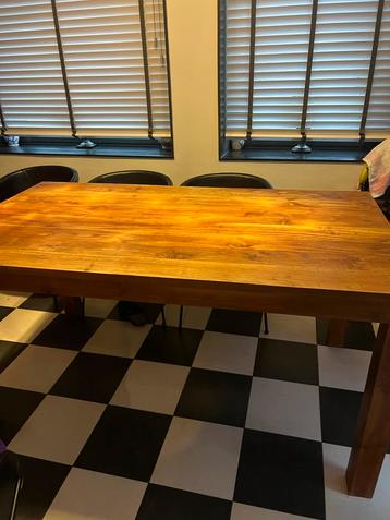 Teakhouten Eettafel - 160x90 cm beschikbaar voor biedingen