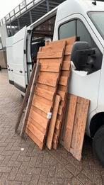 Harthouten tuinhek 4mtr, Ophalen of Verzenden, Zo goed als nieuw