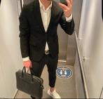 Zara Slim Fit Blazer Stretch Zwart Maat 46, Kleding | Heren, Kostuums en Colberts, Ophalen of Verzenden, Zo goed als nieuw, Maat 46 (S) of kleiner