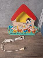 Vintage wandlamp Disney Sneeuwwitje Schatjes Design jaren 80, Ophalen of Verzenden, Sneeuwwitje of Doornroosje, Gebruikt, Beeldje of Figuurtje
