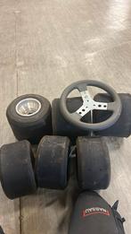 Kart banden + 1 stuur + 1velg, Ophalen, Zo goed als nieuw, Kart