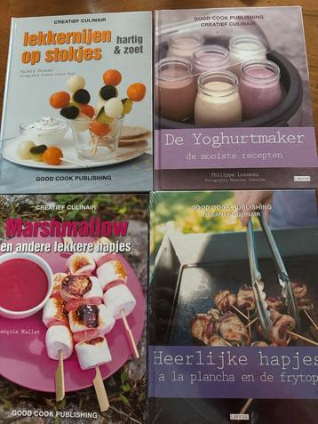 4 Nieuwe Culinaire Boekjes beschikbaar voor biedingen