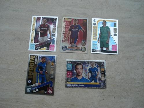 Voetbalplaatjes Topps Match & Attax, Verzamelen, Sportartikelen en Voetbal, Zo goed als nieuw, Poster, Plaatje of Sticker, Buitenlandse clubs