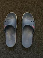 Blauwe Crocs Slippers - Maat 11, Ophalen, Zo goed als nieuw, Blauw, Slippers