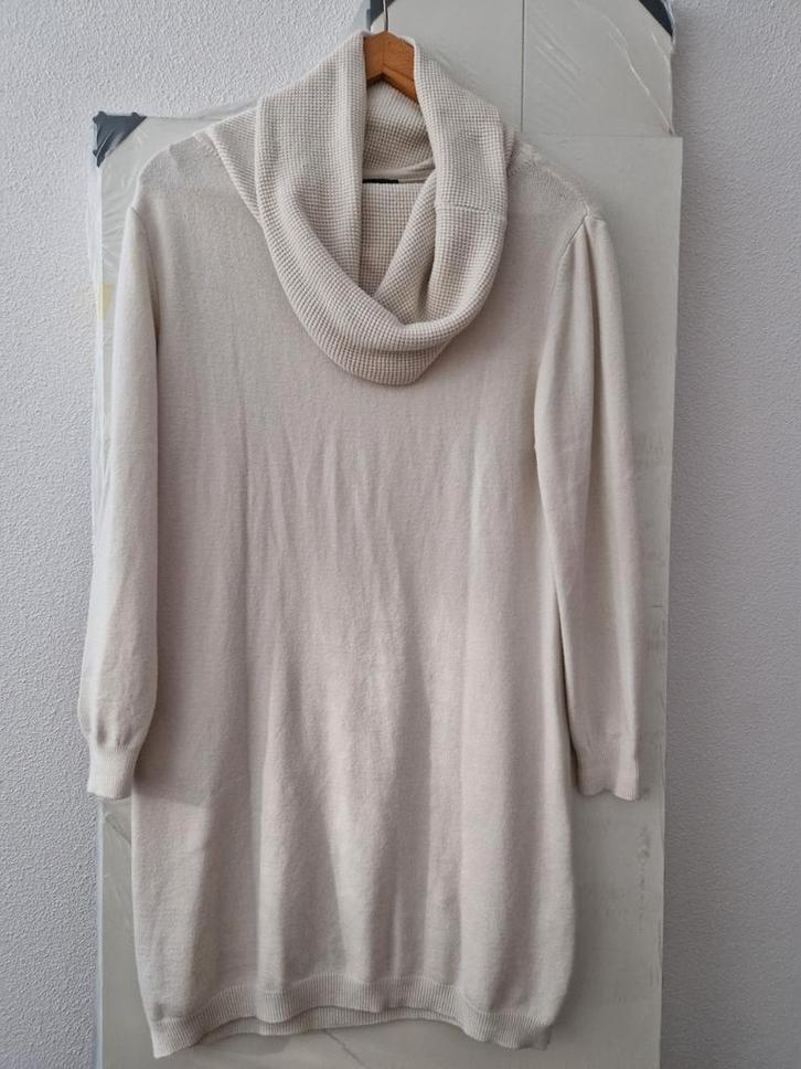 Pescara jurk, coltrui. Maat S/M. Nieuwstaat. Creme., Kleding | Dames, Jurken, Zo goed als nieuw, Maat 42/44 (L), Beige, Boven de knie