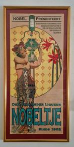 Poster in lijst (Nobeltje likeur), Ophalen, Minder dan 50 cm, Zo goed als nieuw, Foto of Poster