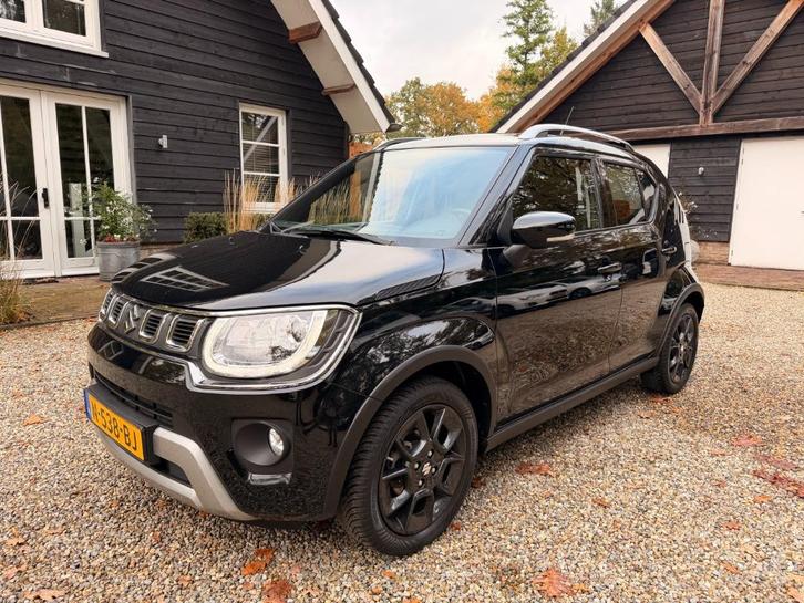 Suzuki Ignis 1.2 Smart Hybrid Style 83pk 2021 Zwart, Auto's, Suzuki, Bedrijf, Te koop, Ignis, ABS, Achteruitrijcamera, Airbags