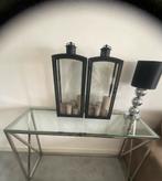Side tafel glas Eric Kuster, Huis en Inrichting, Ophalen, Glas, Zo goed als nieuw, 25 tot 50 cm