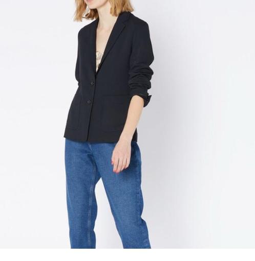 Blazer in zwart (en ecru) Comptoir des cotonniers, Kleding | Dames, Jasjes, Kostuums en Pakken, Zo goed als nieuw, Maat 36 (S)