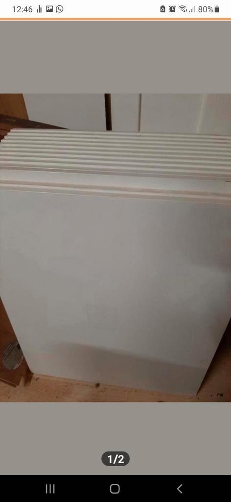 Witte geplastificeerde panelen - ideaal voor hobbyprojecten!, Doe-het-zelf en Verbouw, Platen en Panelen, Nieuw, Ophalen