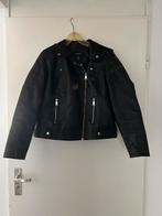 Leren jasje Vero moda, Verzenden, Zo goed als nieuw, Maat 46/48 (XL) of groter, Zwart
