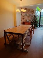 Ethnicraft Bok uitschuifbare eettafel - licht eiken, Huis en Inrichting, Tafels | Eettafels, Ophalen, Eikenhout, 50 tot 100 cm