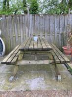 Hard houten picknicktafel, Gebruikt, Rechthoekig, Hout, Ophalen
