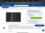Geberit bediening sigma 70 zwart glas, Ophalen of Verzenden, Nieuw
