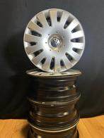Stalen velgenset Volkswagen 5x112 + Wieldoppen 16inch, Auto-onderdelen, Banden en Velgen, Ophalen, Gebruikt, Personenwagen, Velg(en)
