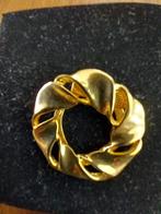 Goudkleurige sjaalklem, Sieraden, Tassen en Uiterlijk, Antieke sieraden, Ophalen of Verzenden, Overige materialen, Overige typen