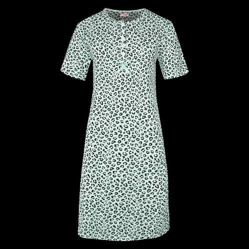 Fine Woman Dames Nachthemd k.m. 6529 100cm maat XXL, Kleding | Dames, Ondergoed en Lingerie, Nachtkleding, Groen, Ophalen of Verzenden