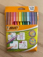 BIC viltstiften 12 stuks - nieuw in verpakking - dunne punt, Ophalen of Verzenden, Nieuw, Potlood of Stift
