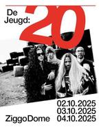 2x sta kaarten ziggo dome vrijdag -De jeugd van tegenwoordig, Tickets en Kaartjes, Drie personen of meer, Oktober
