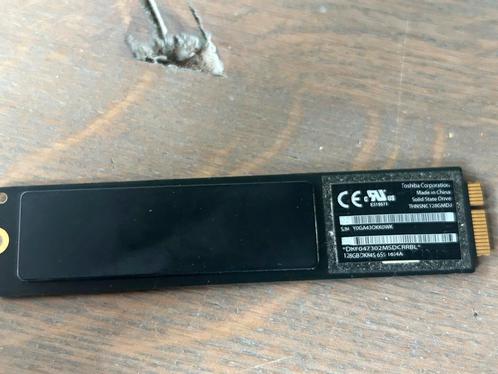 Ssd HD 128 GB Apple Macbook air A1634A harde schijf Toshiba, Computers en Software, Harde schijven, Gebruikt, Laptop, Intern, SSD