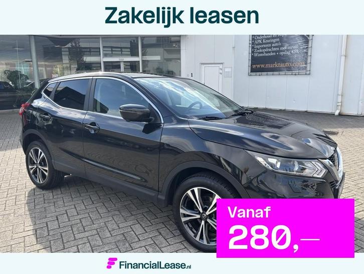 Nissan QASHQAI 1.3 DIG-T N-Connecta Navi 360 Camera Stoelver, Auto's, Nissan, Bedrijf, Lease, Financial lease, Qashqai, 360° camera