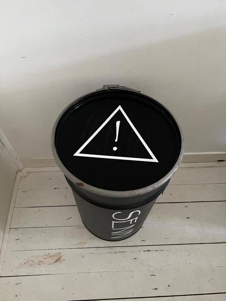 Speelgoedton / Opbergton, Huis en Inrichting, Woonaccessoires | Prullenbakken, Gebruikt, Metaal, 50 tot 75 cm, 40 liter of meer