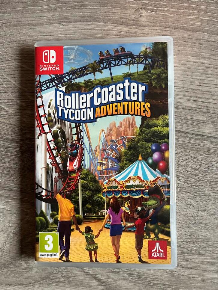 Rollercoaster Tycoon Adventures Switch, Spelcomputers en Games, Games | Nintendo Switch, Zo goed als nieuw, Simulatie, 1 speler