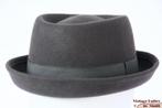 herenhoed Porkpie Hawkins grijs maat 59 = 60 L - XL Nieuw, Kleding | Heren, Hoeden en Petten, 60 cm (XL, 7½ inch) of meer, Hoed