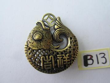 Oude chinees /chinese bronze hanger ,B13 beschikbaar voor biedingen