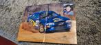 Poster Subaru Impreza 555 Thiry Prevot, Ophalen of Verzenden, Zo goed als nieuw, Overige merken
