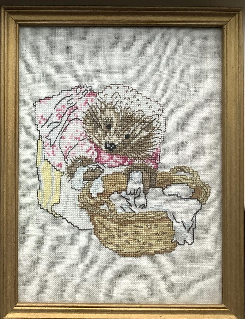 Geborduurde schilderijtjes Beatrix Potter, Kinderen en Baby's, Ophalen of Verzenden, Zo goed als nieuw