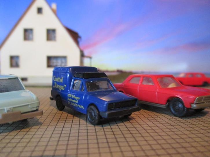 1977 Fiat 127 / 147 Fiorino Bestel - Praliné, Hobby en Vrije tijd, Modelauto's | 1:87, Zo goed als nieuw, Rietze, Ophalen of Verzenden