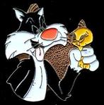 Sylvester en Tweety pin, Verzenden, Nieuw, Figuurtje, Speldje of Pin