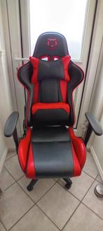 Qware Gaming Taurus Carbon Pro - Rode Gamestoel, Ophalen, Gaming bureaustoel, Zo goed als nieuw, Bureaustoel
