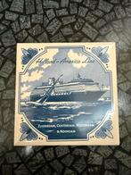 Delfts blauwe Holland America Line onderzetter, Antiek en Kunst, Ophalen of Verzenden