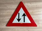 Groot verkeersbord pas op tegenliggers 87 x 87 x 87 cm, Verzamelen, Overige Verzamelen, Ophalen, Gebruikt