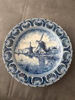 Delfts Blauw Bord - Handgeschilderd - 26cm, Ophalen of Verzenden