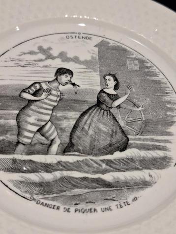 Oude Ostende Borden Socièté Céramique beschikbaar voor biedingen
