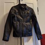 Froccella Biker Black Leather Jacket, Zwart, Ophalen of Verzenden, Zo goed als nieuw, Maat 34 (XS) of kleiner