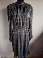 Nieuwe zwart/zilver plisée stretch jurk van MS Mode, maat L, Kleding | Dames, Jurken, Maat 42/44 (L), Ophalen of Verzenden, MS Mode