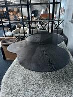 Eleonora Salontafel Fay zwart, 100 tot 150 cm, Zo goed als nieuw, Minder dan 50 cm, Rechthoekig